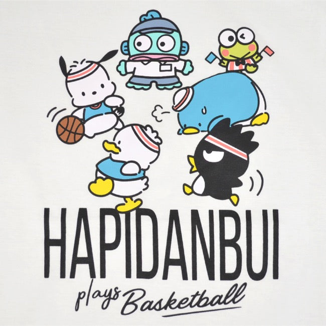 はぴだんぶい Tシャツ 半袖 プリント M L LL サンリオ キャラクターズ hv1142-206