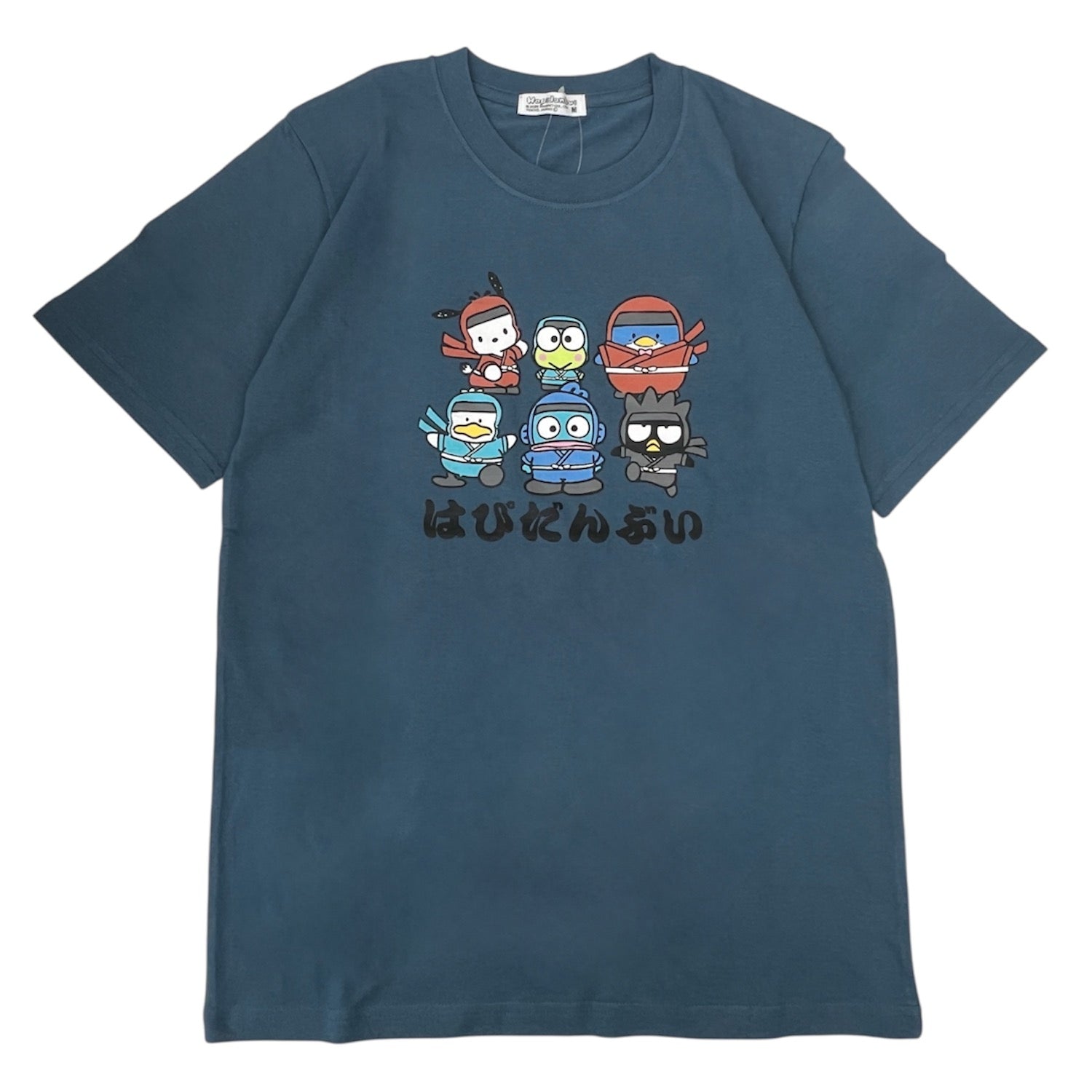 はぴだんぶい 忍者柄 半袖 Ｔシャツ 天竺 プリント メンズ レディース Hapidanbui hv1162-66
