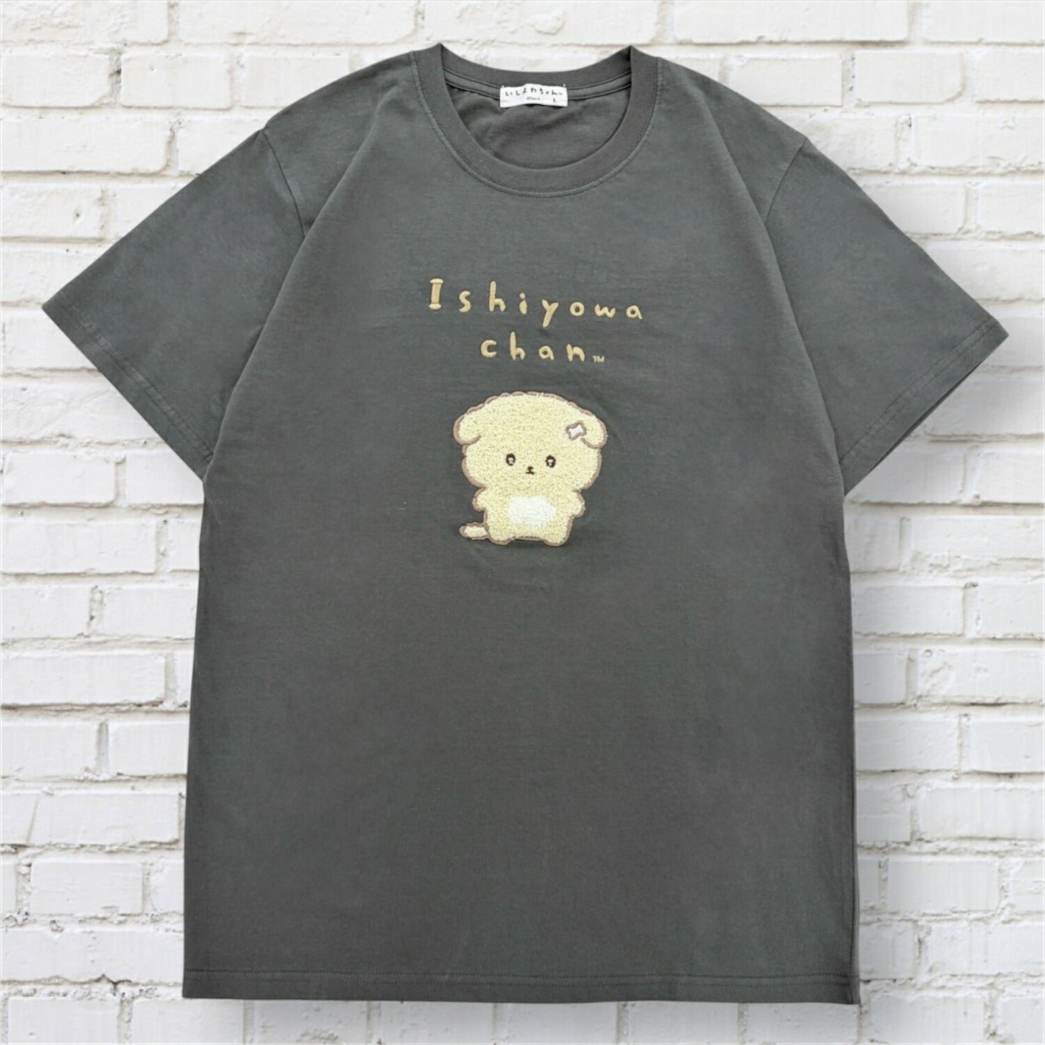 いしよわちゃん 半袖 Tシャツ トップス サガラ刺繍 天竺 綿 夏 レディース メンズ ic1162-44