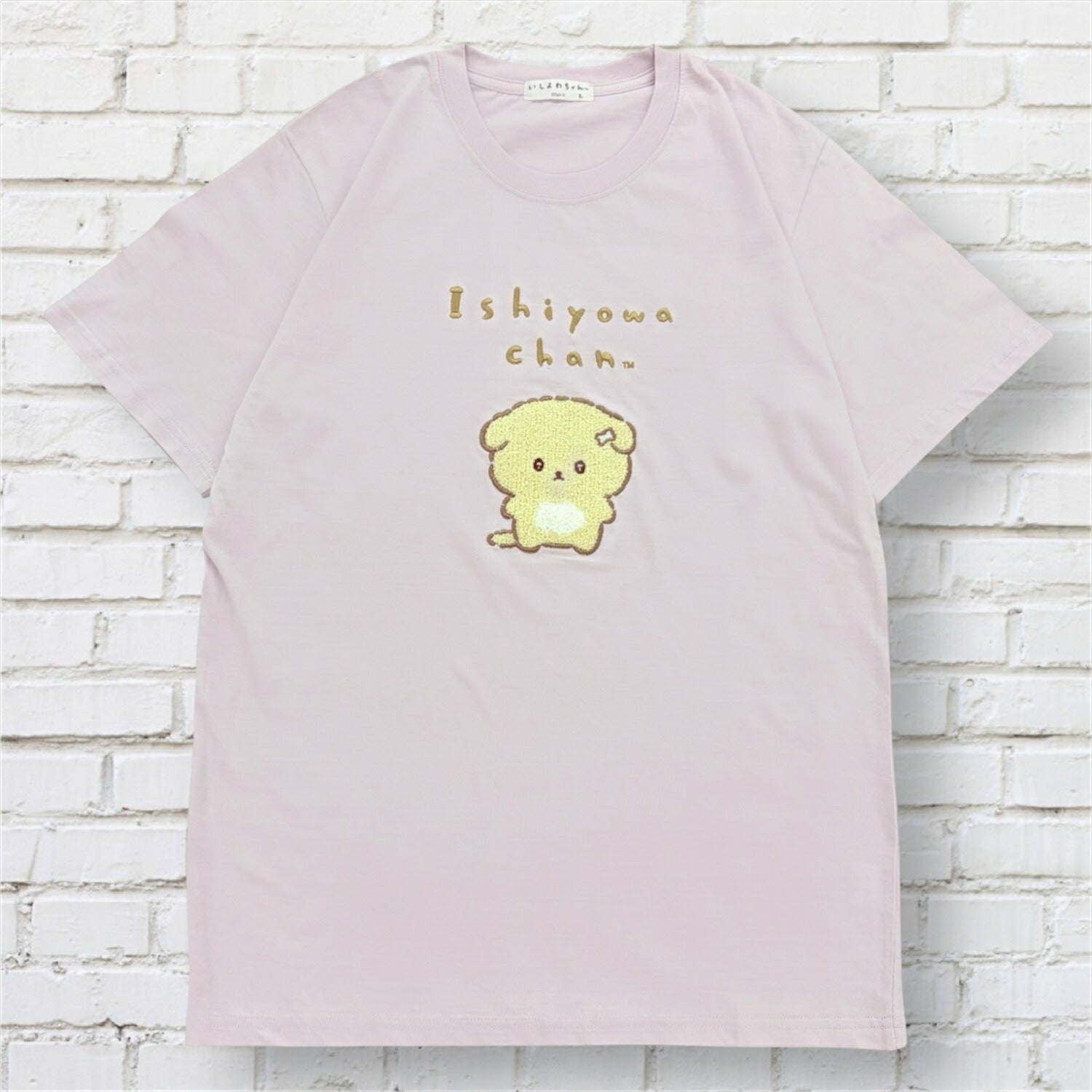 いしよわちゃん 半袖 Tシャツ トップス サガラ刺繍 天竺 綿 夏 レディース メンズ ic1162-44