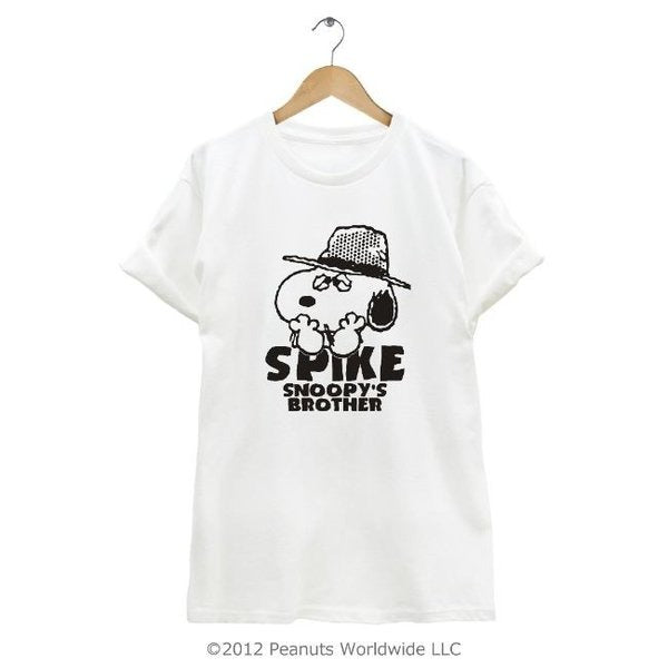 スヌーピー SNOOPY'S BROTHER スパイク 半袖Ｔシャツ メンズ レディース S M L XL ホワイト グレー ピンク サックス ベージュ sn1-026