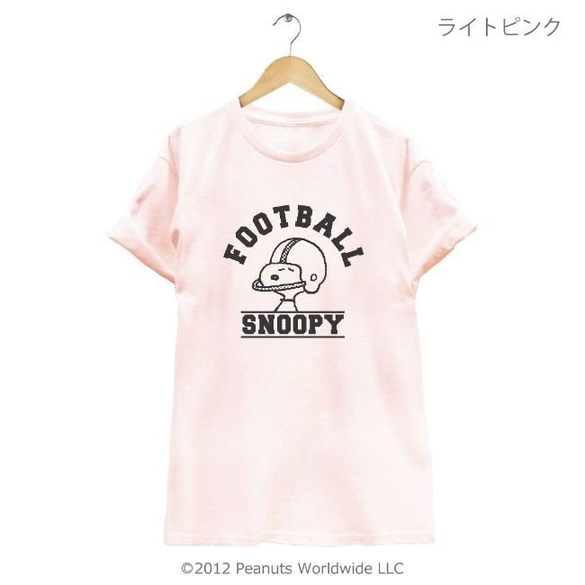 スヌーピー アメフト ラグビー スポーツ  応援 半袖 Ｔシャツ メンズ レディース 男女兼用 親子 お揃い sn1-049