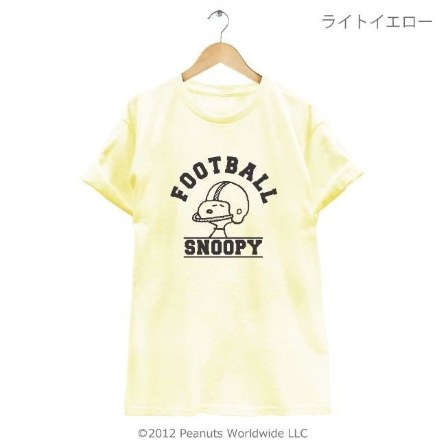 スヌーピー アメフト ラグビー スポーツ  応援 半袖 Ｔシャツ メンズ レディース 男女兼用 親子 お揃い sn1-049