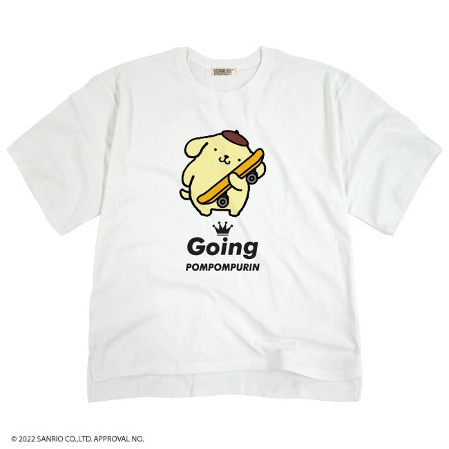 ポムポムプリン Tシャツ ストリート  半袖 M L LL サンリオ キャラクターズ san-pp1