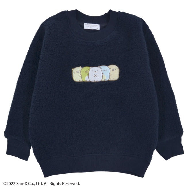 すみっコぐらし トレーナー サンエックス 裏起毛 スウェット ボア 長袖 プリント M L LL sg7324-616