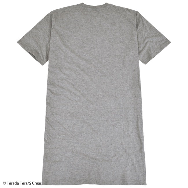 寺田てら Tシャツ イラスト スーパービックT 半袖 オーバーサイズ クリエイター イラストレーター tt1132-399-mgray