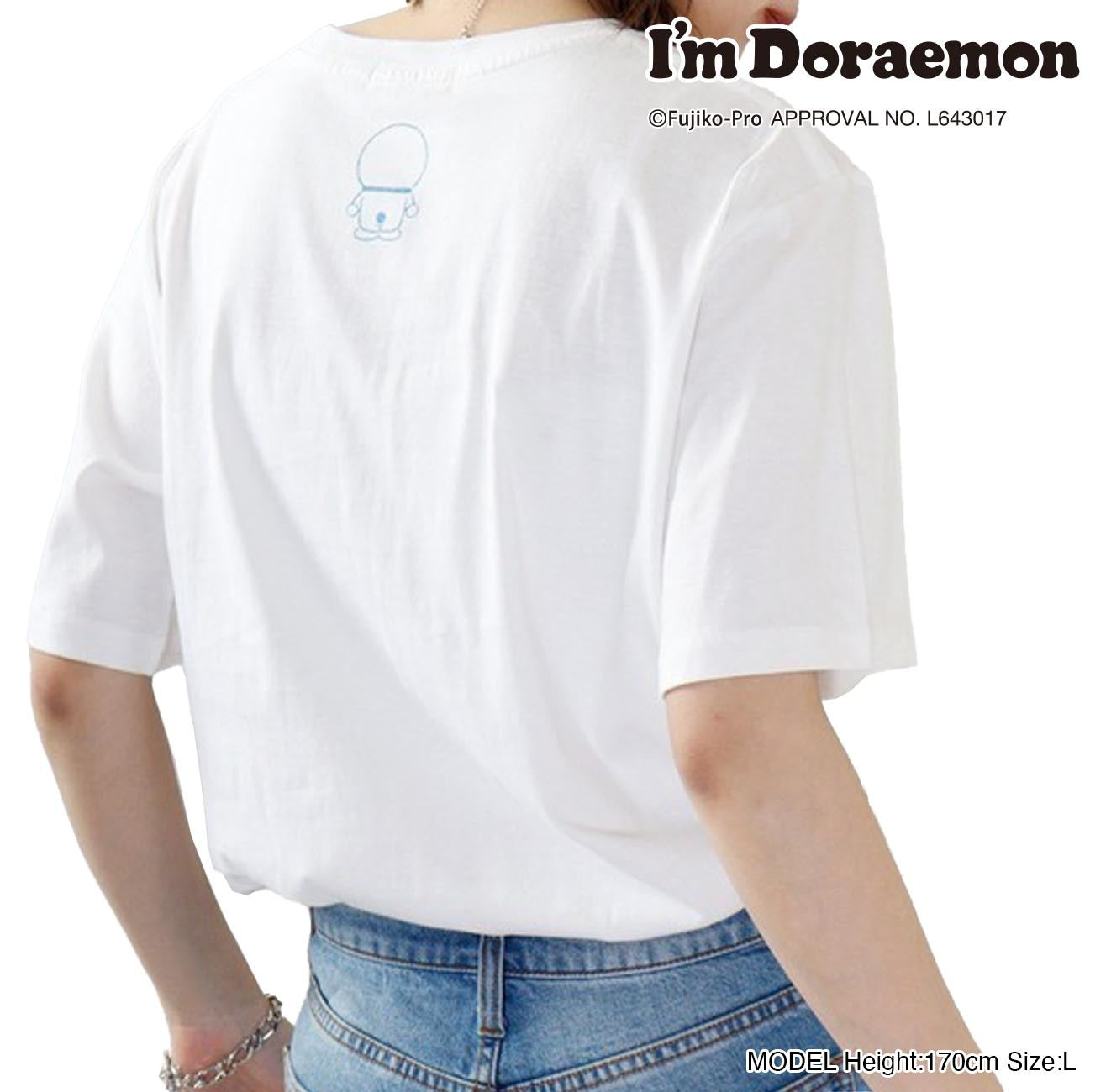 アイム ドラえもん プリント フェイス Tシャツ 半袖 春夏 I'm Doraemon dr1132-419
