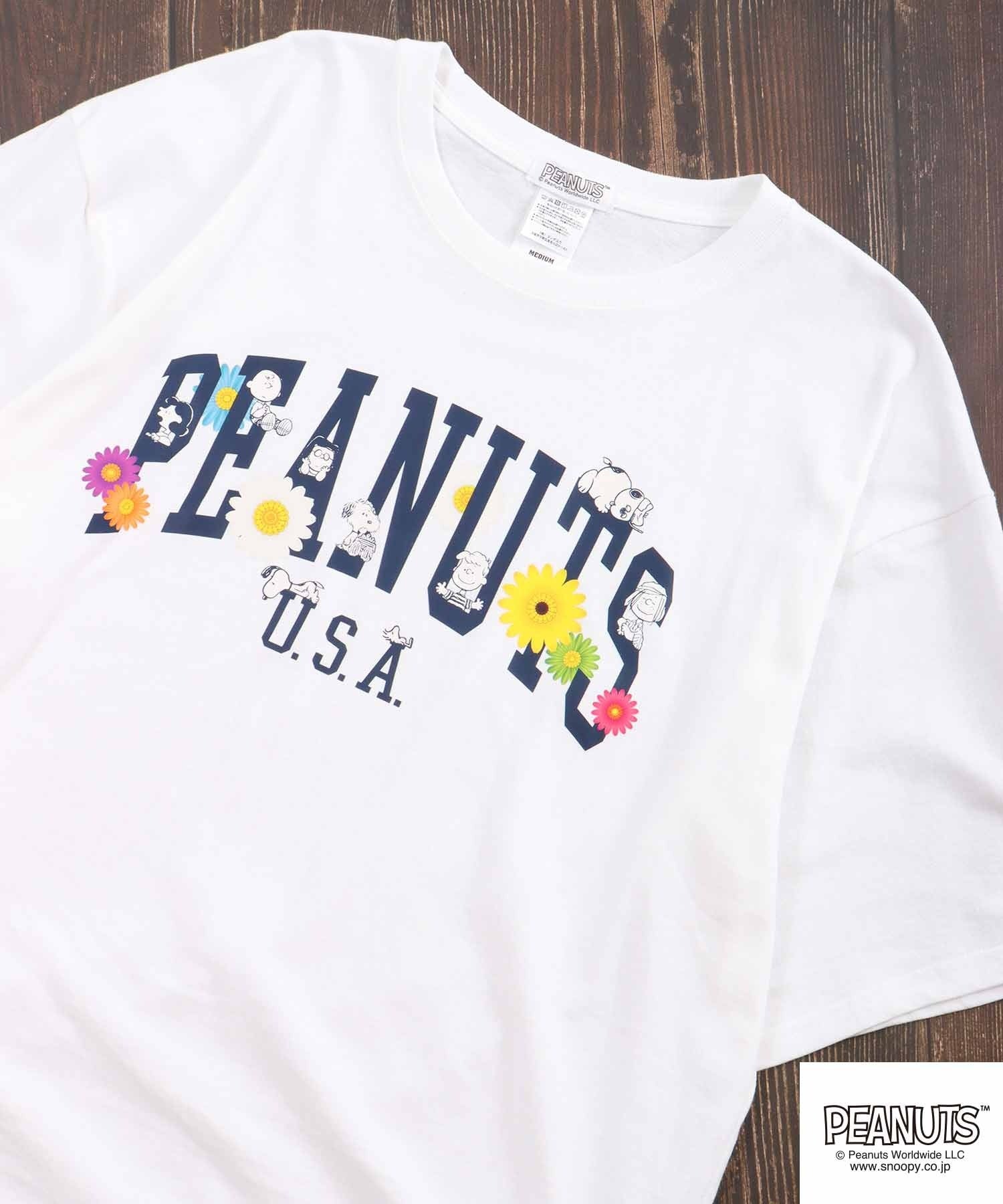 スヌーピー オーバーサイズ Tシャツ 春 夏  メンズ レイヤード ファッション ビッグシルエット 半袖 ビッグtシャツ コットン レディース oe1401-sp6