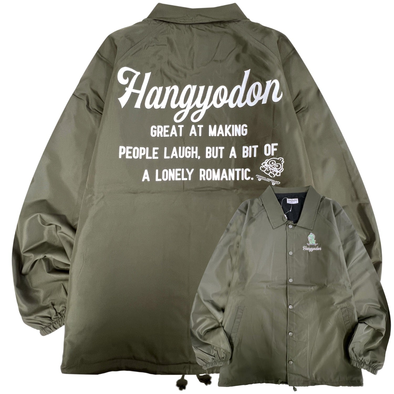 ハンギョドン コーチジャケット アウター 長袖 プリント サンリオ キャラクターズ SANRIO hg1853-21