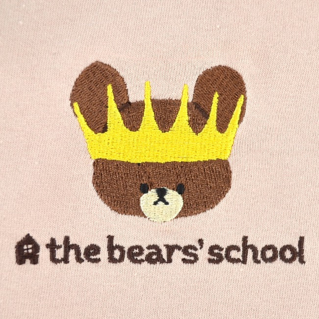 くまのがっこう Tシャツ 長袖 レディース オーバーサイズ ジャッキー 刺繍 ワンポイント kg2243-108