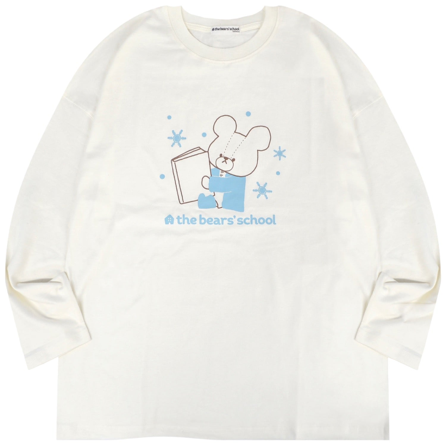 くまのがっこう 長袖 BIG Tシャツ トップス ノルディック ジャッキー プリント kg2243-109