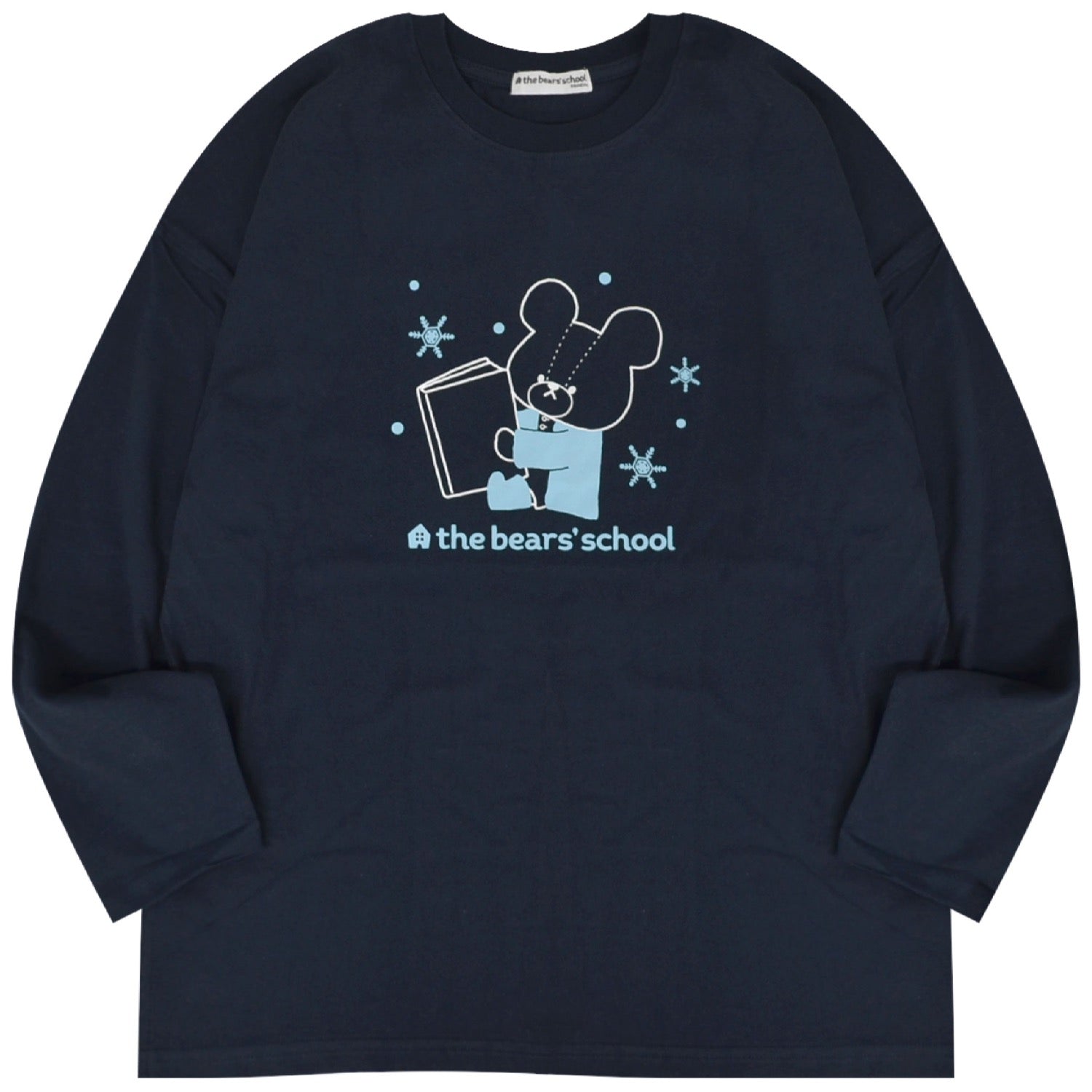 くまのがっこう 長袖 BIG Tシャツ トップス ノルディック ジャッキー プリント kg2243-109