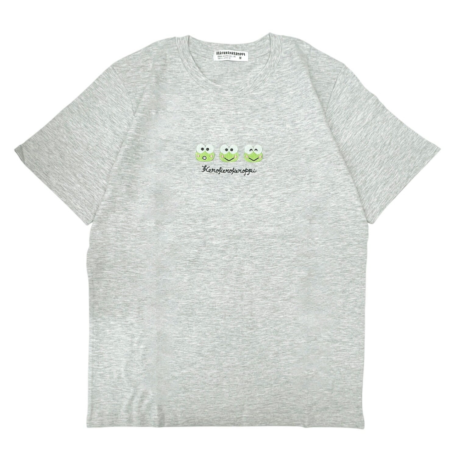 けろけろけろっぴ 半袖 Tシャツ プリント 刺繍 天竺 メンズ レディース サンリオ キャラクターズ keroppi sanrio kk1162-49