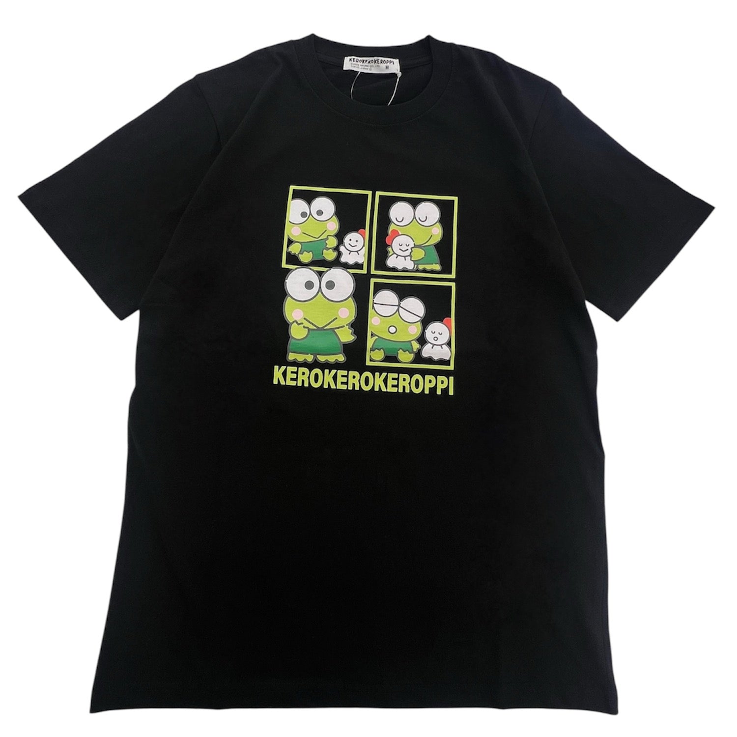 けろけろけろっぴ 半袖 Tシャツ プリント 刺繍 天竺 メンズ レディース サンリオ キャラクターズ keroppi sanrio kk1162-49