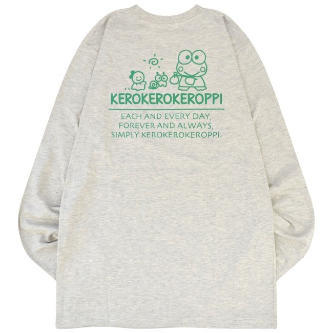 けろけろけろっぴ Tシャツ 長袖 ロンT サンリオ キャラクターズ プリント メンズ レディース kk1243-34