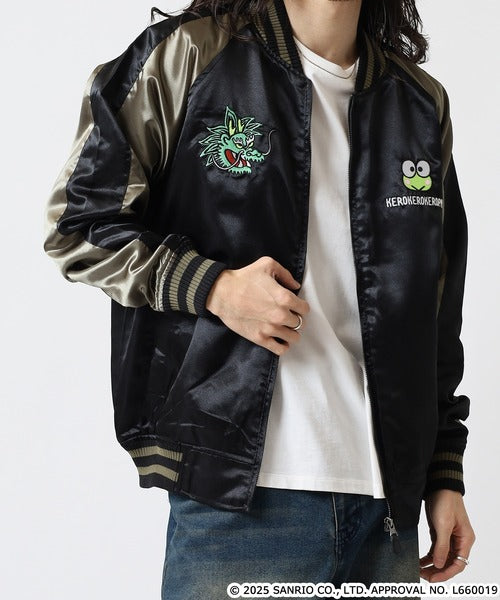 サンリオ けろけろけろっぴ キャラクターズ 刺繍 スカジャン  アウター SUKAJAN ジャケット kk1853-34