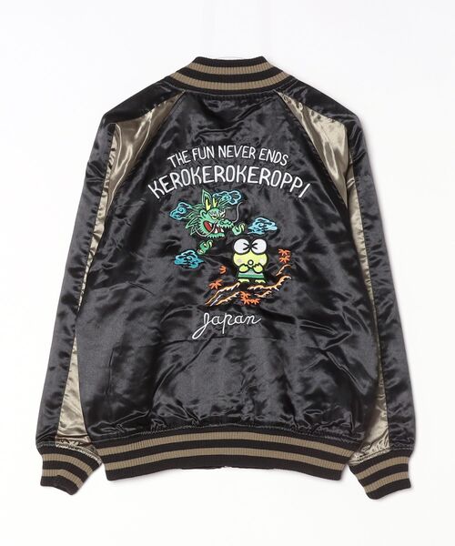 サンリオ けろけろけろっぴ キャラクターズ 刺繍 スカジャン  アウター SUKAJAN ジャケット kk1853-34