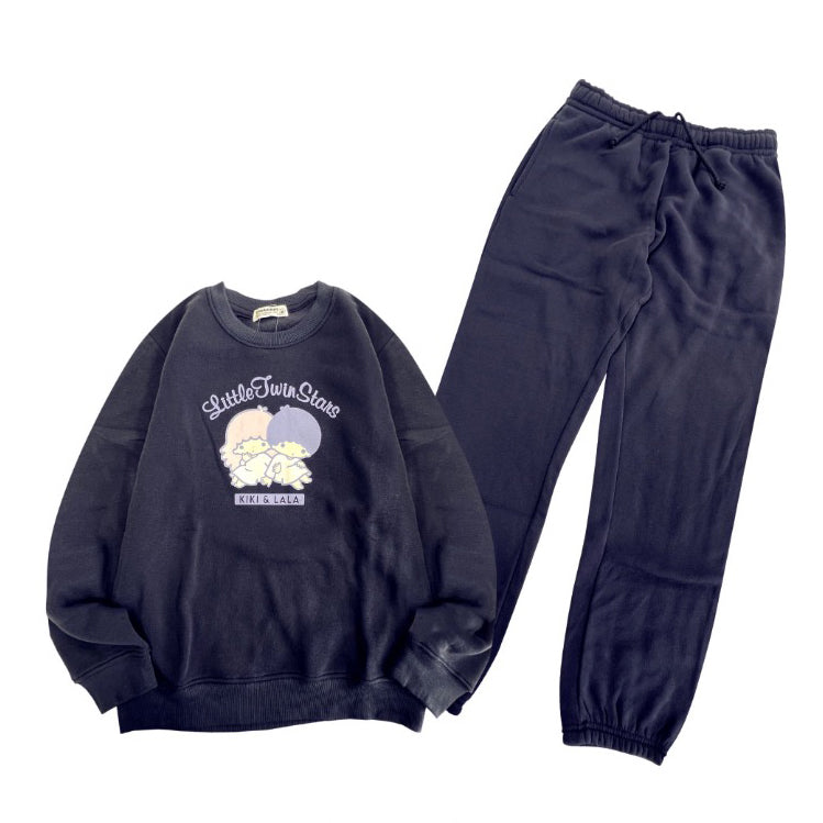 サンリオキャラクターズ あったか ルームウェア セットアップ 秋冬 部屋着 裏起毛 1654sanrio-shopify