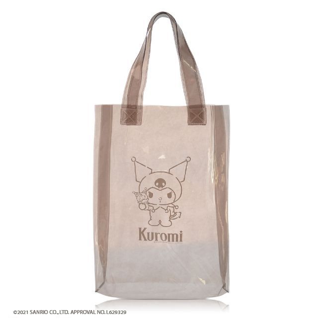 クロミ いたずらっ子 PVCバッグ付き 半袖 Tシャツ セット レディース メンズ 春 夏 プール 海 ホワイト ブラック 白 黒 M L LL ku1012-373