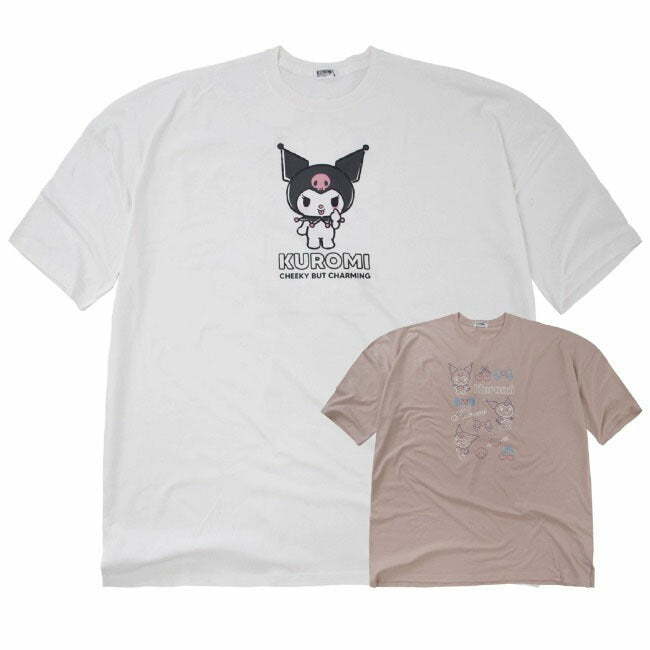 クロミ キングビッグ 七分袖 Tシャツ 半袖 サンリオ キャラクターズ ku1132-368