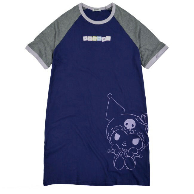 クロミ BIG Tシャツ 半袖 プリント トップス ラグラン サンリオ キャラクターズ ku1132-369