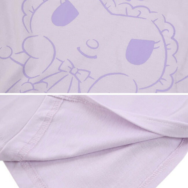 クロミ BIG Tシャツ 半袖 プリント トップス ラグラン サンリオ キャラクターズ ku1132-369