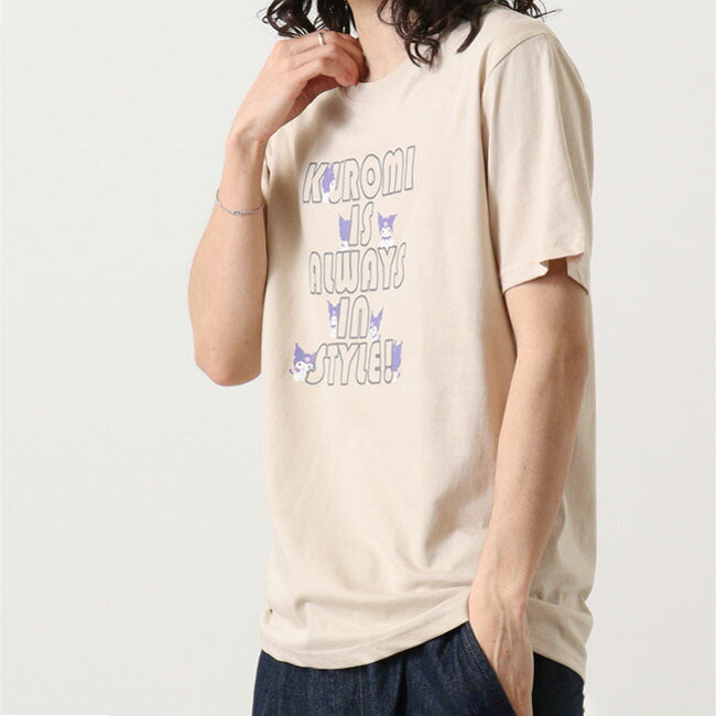 クロミ Tシャツ 半袖 プリント M L LL サンリオ キャラクターズ ku1142-207