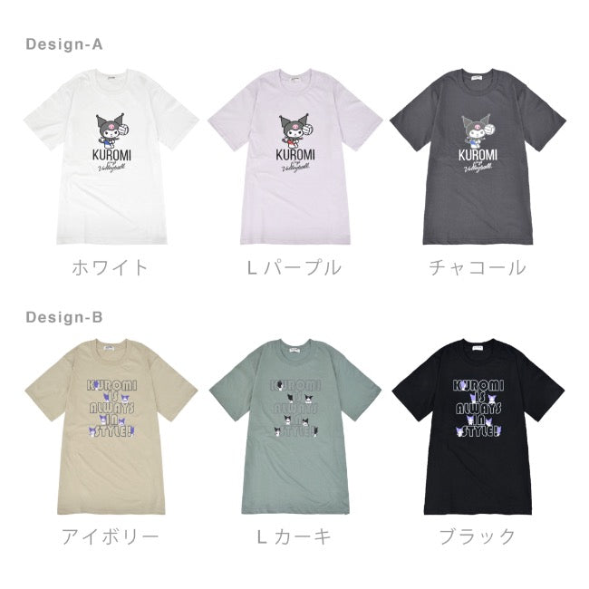 クロミ Tシャツ 半袖 プリント M L LL サンリオ キャラクターズ ku1142-207
