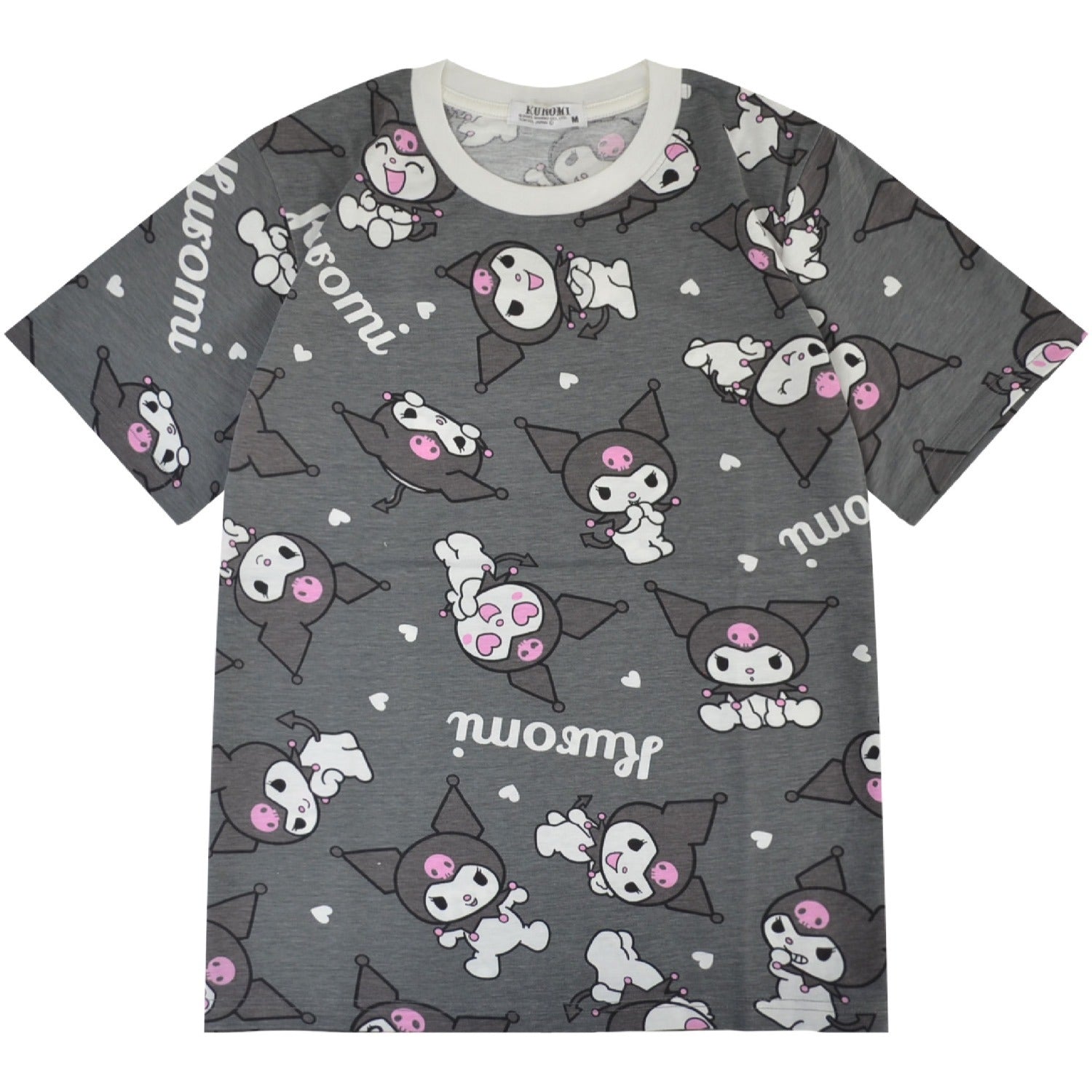 クロミ 半袖 Tシャツ 春夏 総柄 天竺 サンリオ キャラクターズ ku1152-244