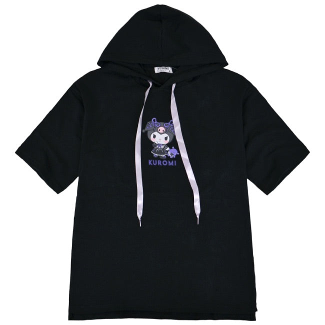 サンリオ クロミ Tパーカー 半袖 プリント トップス バックプリント sanrio ku1332-367