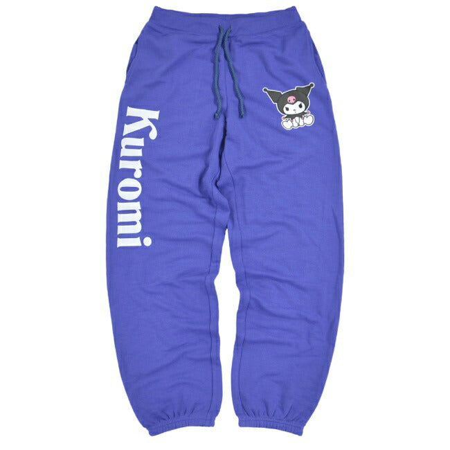 クロミ  パンツ スウェット 裏毛 プリント 部屋着 パジャマ スポーツ  M L LL サンリオ キャラクターズ ku1431-105