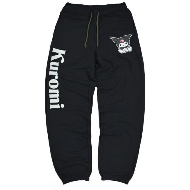 クロミ  パンツ スウェット 裏毛 プリント 部屋着 パジャマ スポーツ  M L LL サンリオ キャラクターズ ku1431-105