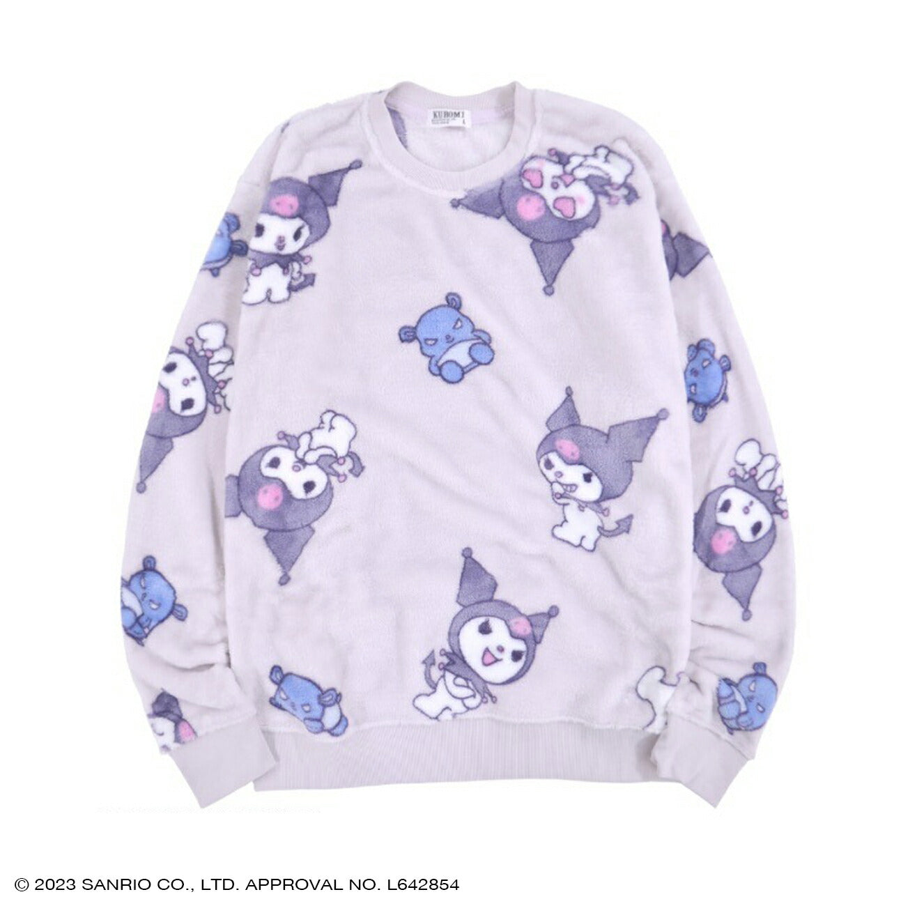 クロミ  トレーナー パンツ 上下 セット 部屋着 パジャマ プリント  M L LL サンリオ キャラクターズ ku1624-767