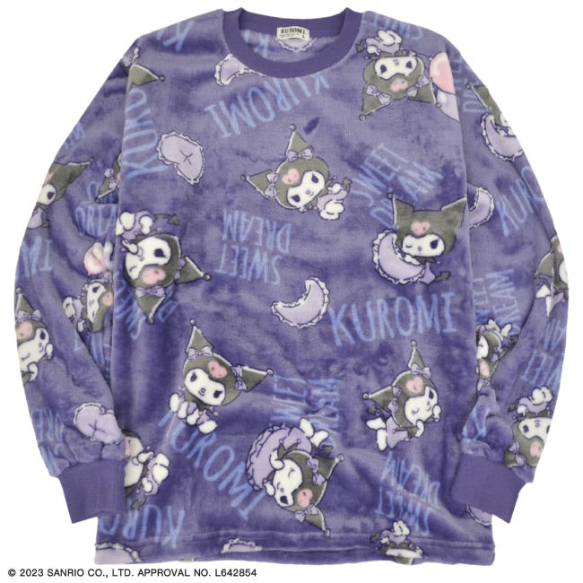 クロミ サンリオ キャラクターズ トップス ボトムス セット  長袖 パンツ ボア フリース ku1634-592