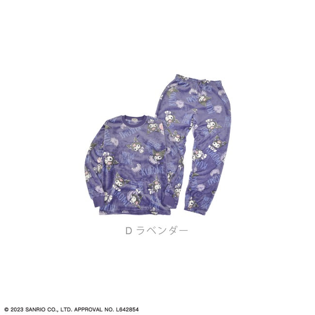 クロミ サンリオ キャラクターズ トップス ボトムス セット  長袖 パンツ ボア フリース ku1634-592