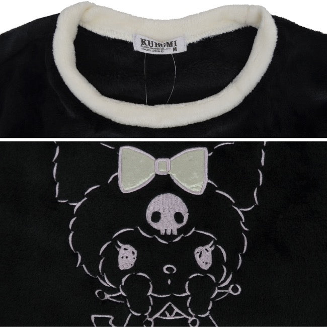 クロミ トレーナー スウェット パンツ フリース セットアップ ルームウェア 部屋着 パジャマ サンリオ キャラクターズ ku1644-92