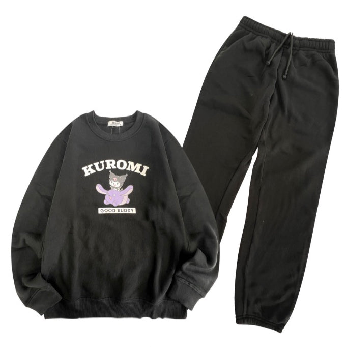 サンリオキャラクターズ あったか ルームウェア セットアップ 秋冬 部屋着 裏起毛 1654sanrio-shopify