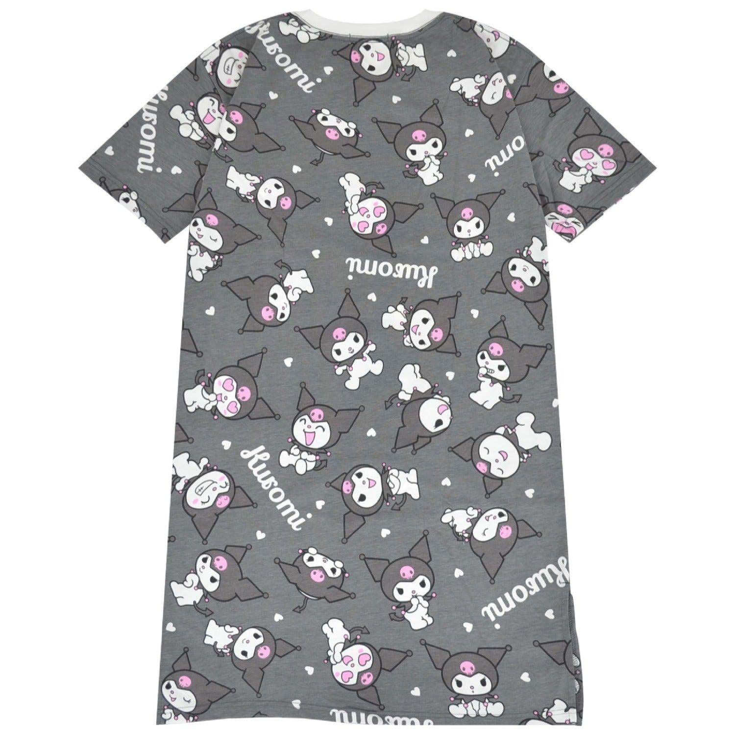 クロミ Tシャツ ワンピース 半袖 総柄 部屋着 ルームウェア サンリオ キャラクターズ レディース ku1752-253