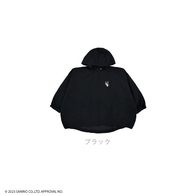 クロミ  ウィンドブレーカー アウター 刺繍 プリント M L マウンテンパーカー サンリオ キャラクターズ ku1823-701