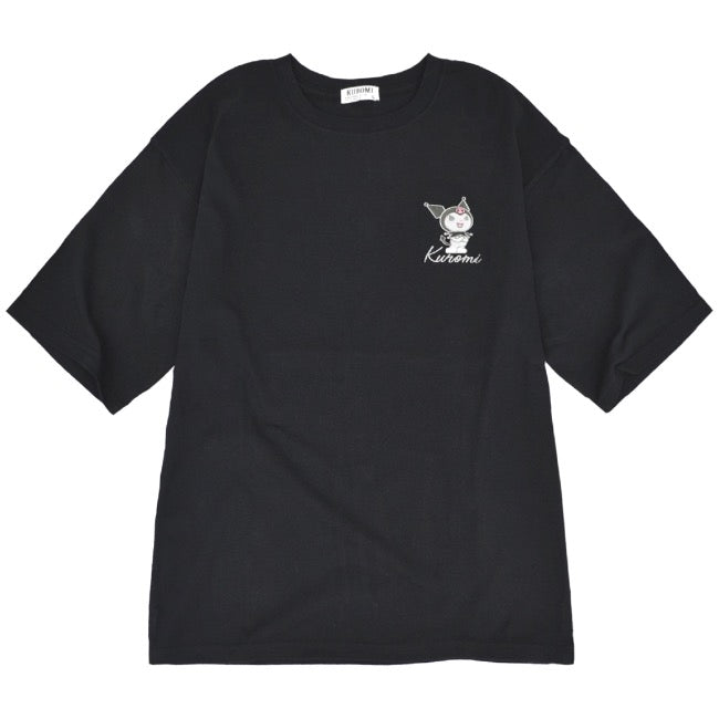 クロミ Tシャツ 半袖  オーバーサイズ プリント 刺繍 サンリオ キャラクターズ ku2142-212