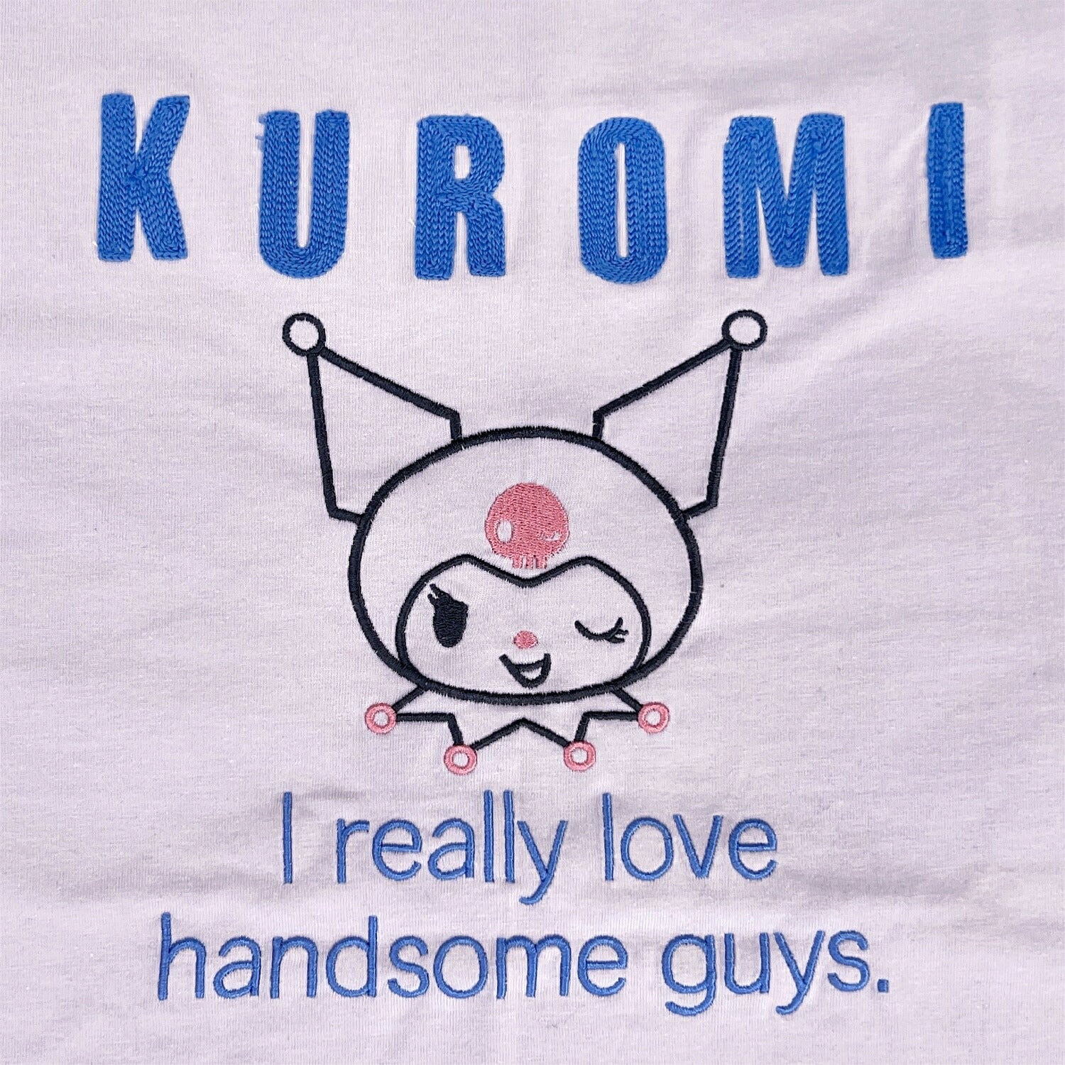 クロミ レディース 刺繍 半袖 Tシャツ カットソー ゆったりサイズ 春夏 サンリオキャラクターズ- ku2162-75