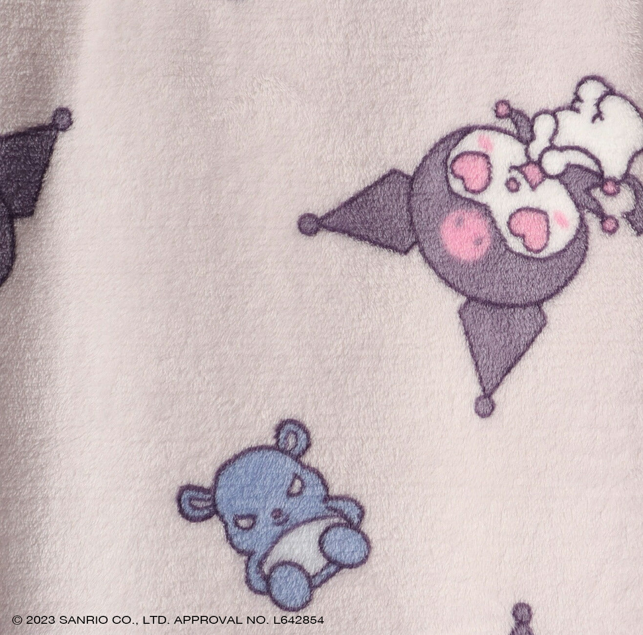 クロミ  ワンピース 長袖 プリント 部屋着 サンリオ キャラクターズ ku2724-768