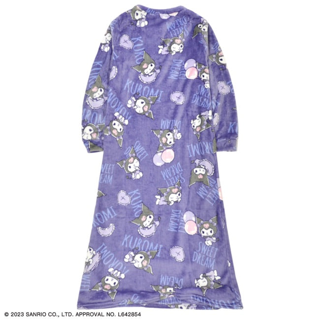 クロミ ルームウェア ワンピース ボアフリース フリース 冬 サンリオキャラクターズ ku2734-593