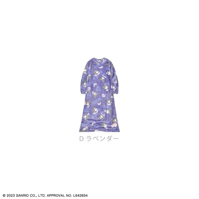 クロミ ルームウェア ワンピース ボアフリース フリース 冬 サンリオキャラクターズ ku2734-593