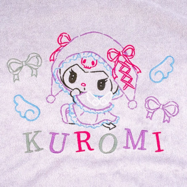 クロミ Tシャツ ルームウェア レディース ビッグ ワンピース KUROMI 刺繍 半袖 サンリオ キャラクターズ ku2742-03