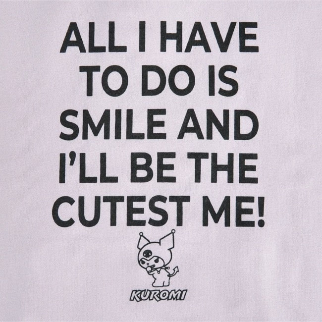 クロミ パーカー 子供 裏起毛 スウェット キッズ ビッグシルエット オーバーサイズ サンリオ キャラクターズ ku6344-175