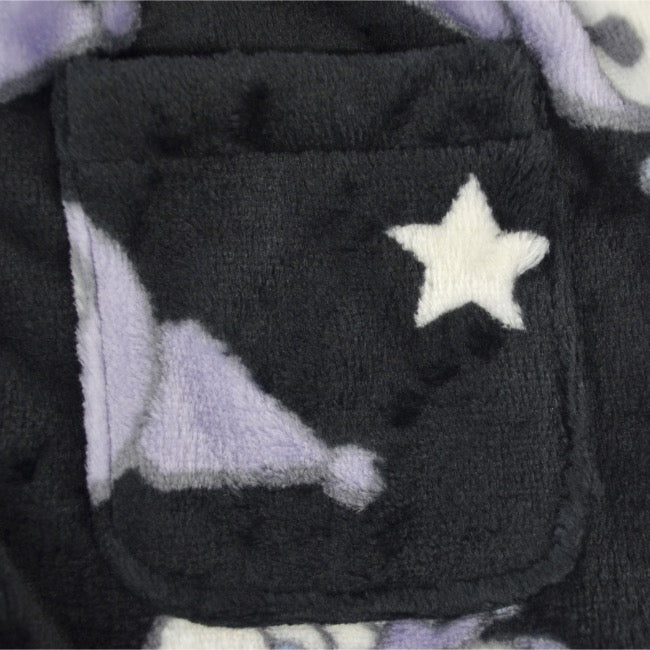 クロミ 子供 トレーナー パンツ フリース キッズ セットアップ 総柄 ルームウェア 部屋着 パジャマ サンリオ キャラクターズ ku6644-182