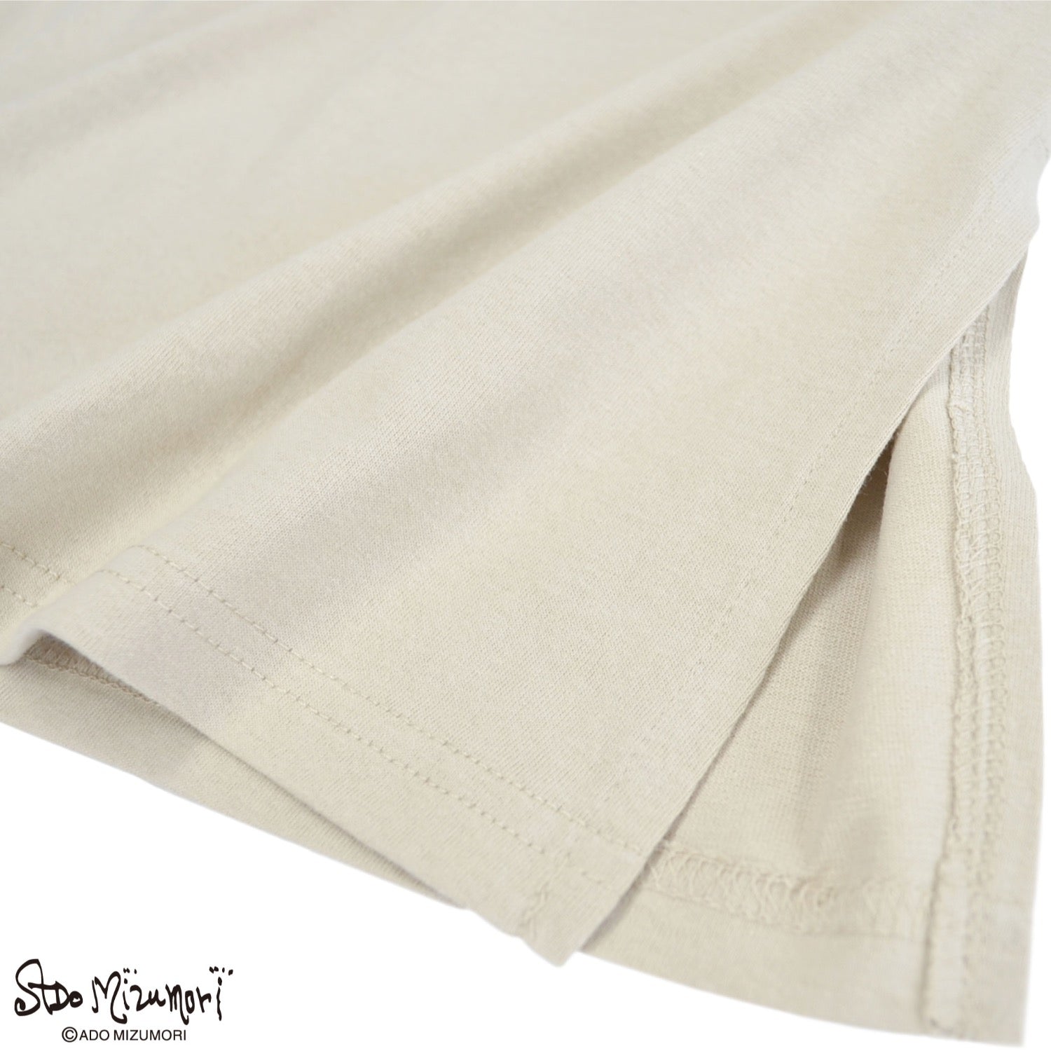 水森亜土 レディース プリント スーパービッグTシャツ 天竺 綿 半袖 ワンピース あどちゃん ma2752-439