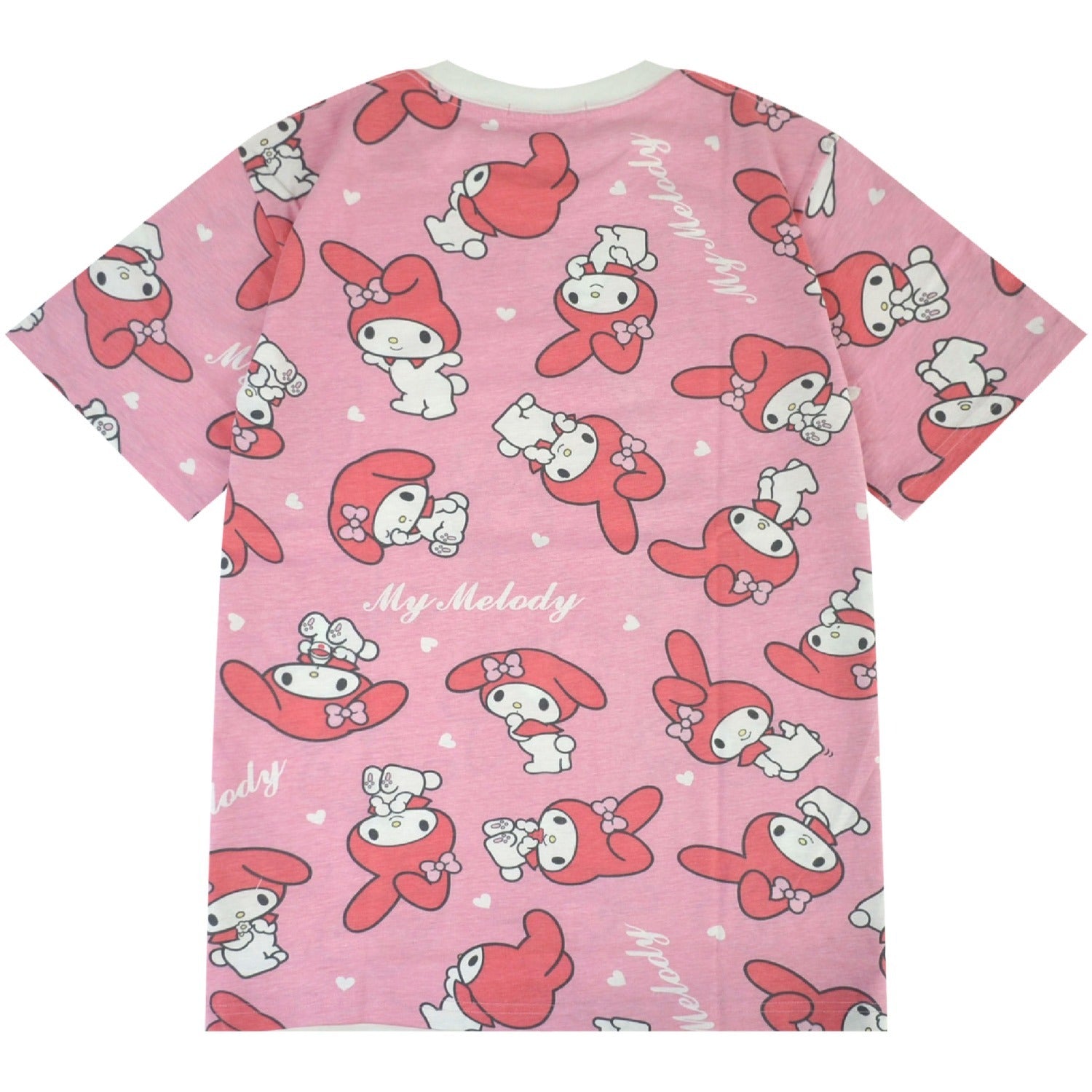 マイメロディ Tシャツ 半袖 総柄 プリント トップス サンリオ キャラクターズ メンズ レディース mm1152-245