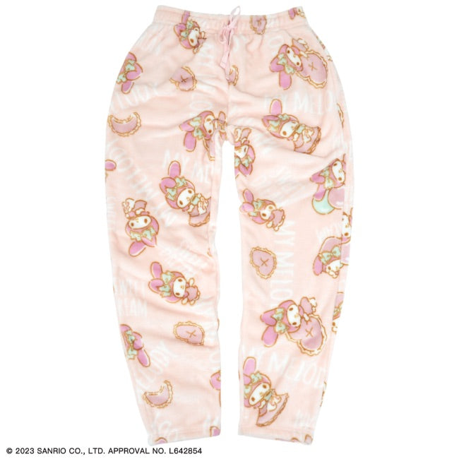 マイメロディ マイメロ サンリオ キャラクターズ トップス ボトムス セット  長袖 パンツ ボア フリース mm1634-594